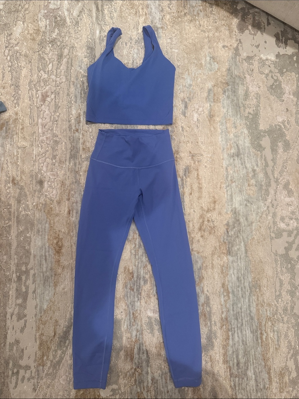 lululemon athletica cobalt blue high-rise leggings